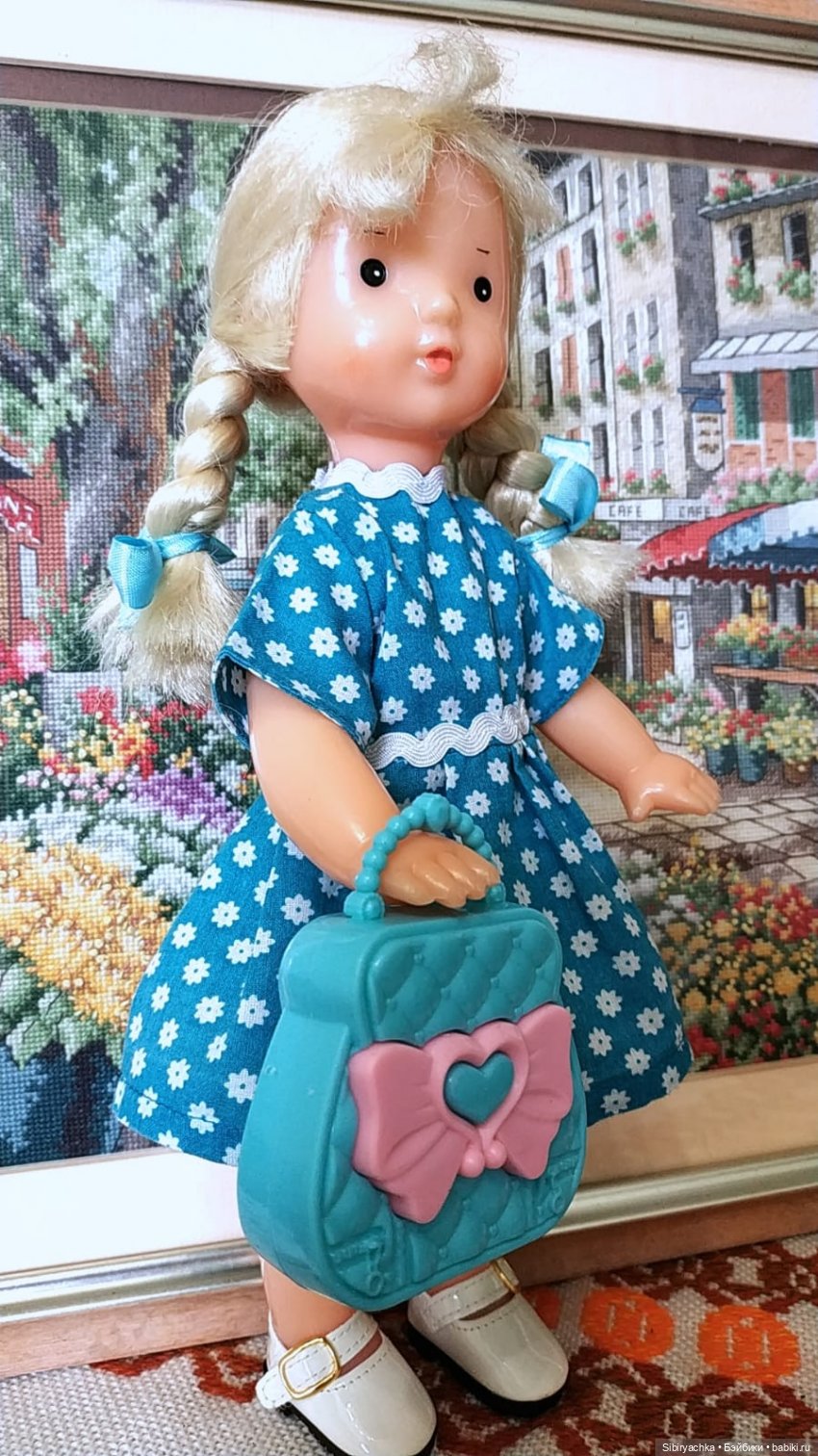 Новое платье Ульяшки | Бэйбики Новое платье Ульяшки — Советские винтажные куклы (СССР): Ленигрушка (фото 5)