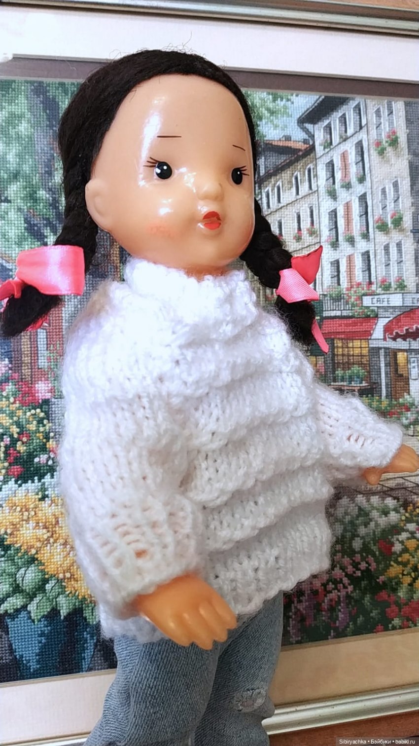 Новый наряд Юляшки | Бэйбики Новый наряд Юляшки — Советские винтажные куклы (СССР): Ленигрушка