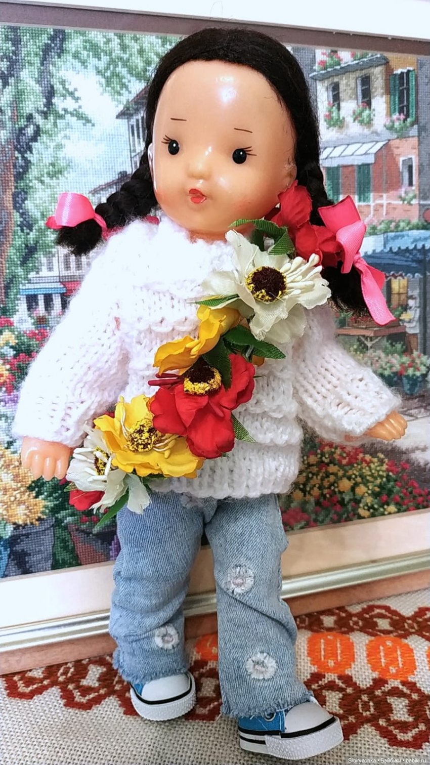 Новый наряд Юляшки | Бэйбики Новый наряд Юляшки — Советские винтажные куклы (СССР): Ленигрушка (фото 8)