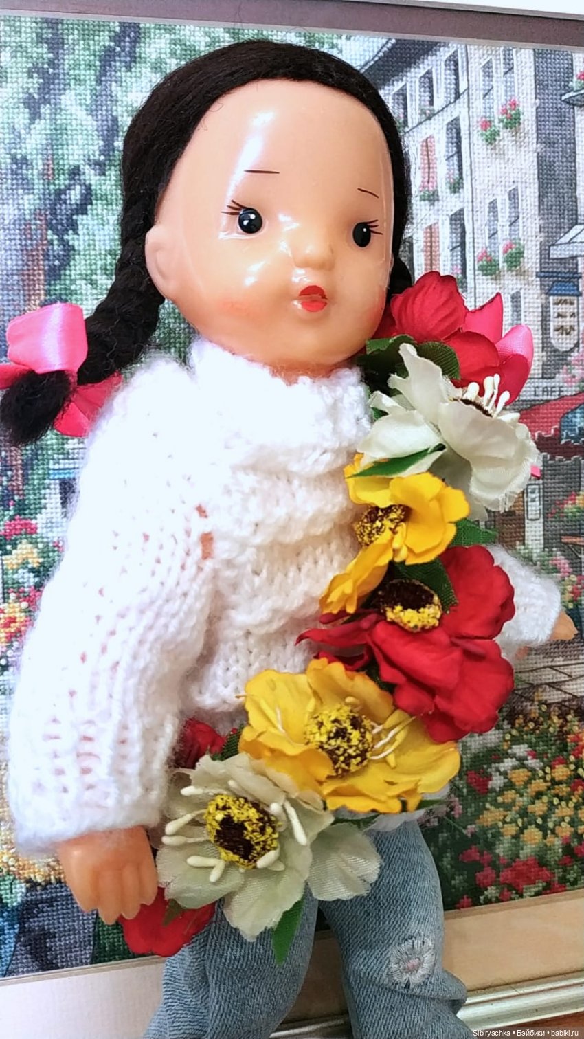 Новый наряд Юляшки | Бэйбики Новый наряд Юляшки — Советские винтажные куклы (СССР): Ленигрушка (фото 7)