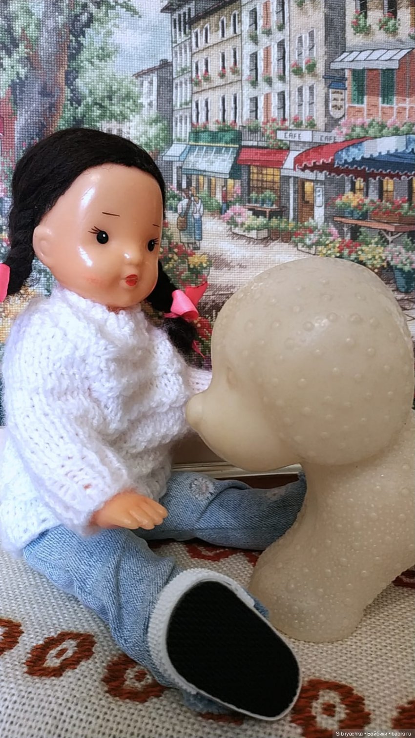 Новый наряд Юляшки | Бэйбики Новый наряд Юляшки — Советские винтажные куклы (СССР): Ленигрушка (фото 10)