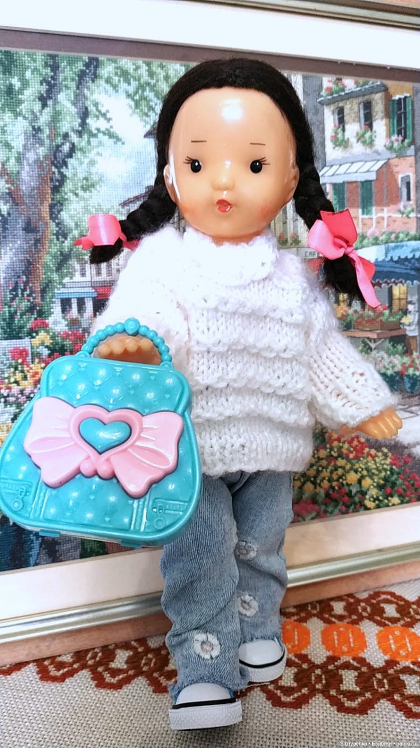 Новый наряд Юляшки | Бэйбики Новый наряд Юляшки — Советские винтажные куклы (СССР): Ленигрушка (фото 4)