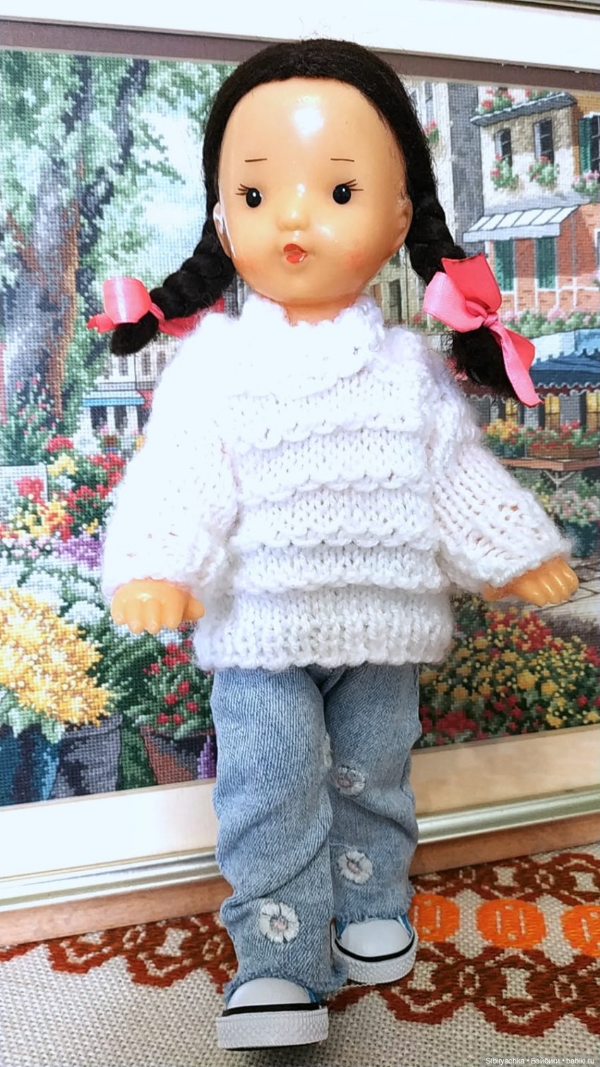 Новый наряд Юляшки | Бэйбики Новый наряд Юляшки — Советские винтажные куклы (СССР): Ленигрушка (фото 3)