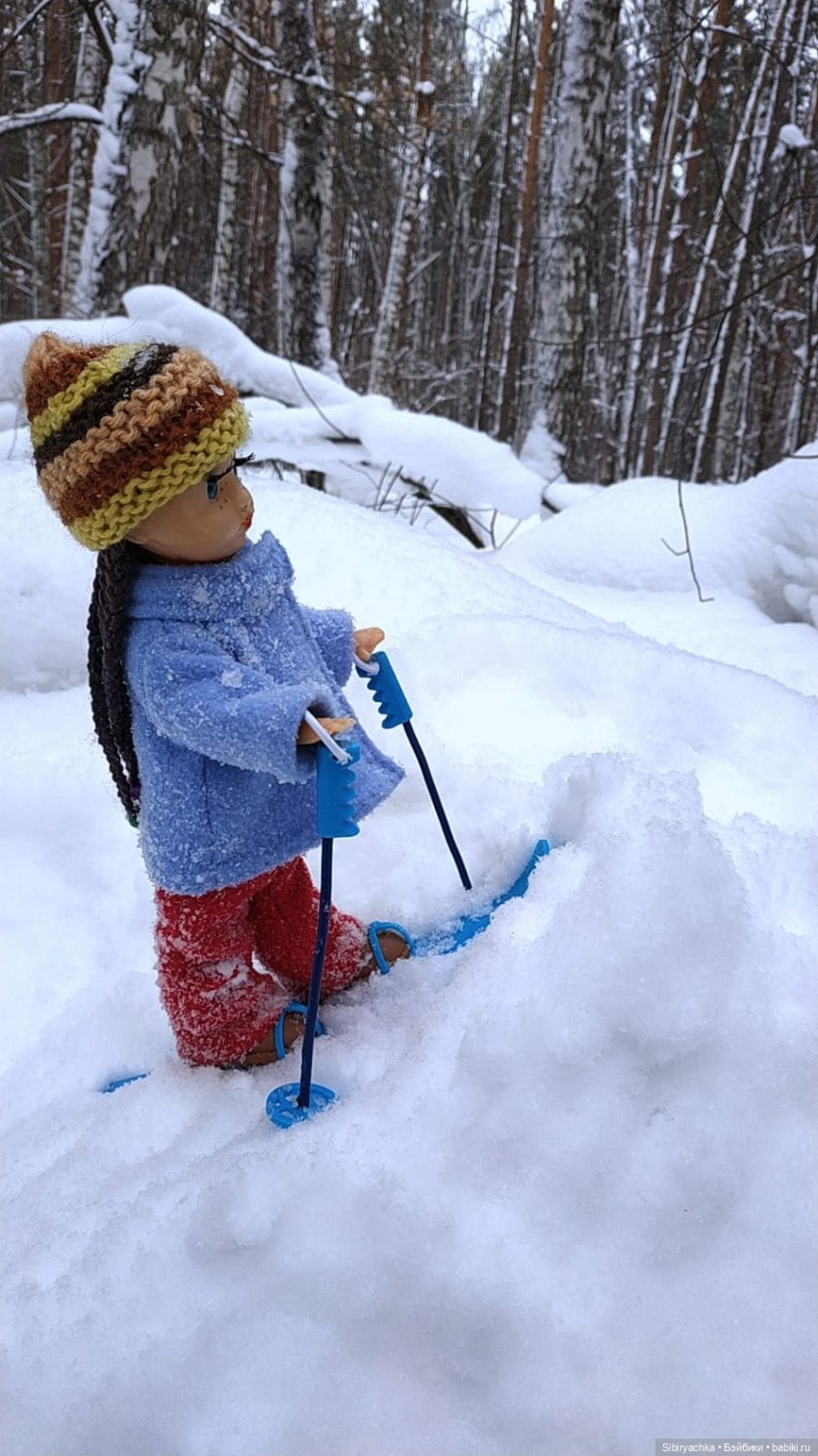 Лыжная прогулка Веты — Советские винтажные куклы (СССР): Ленигрушка
