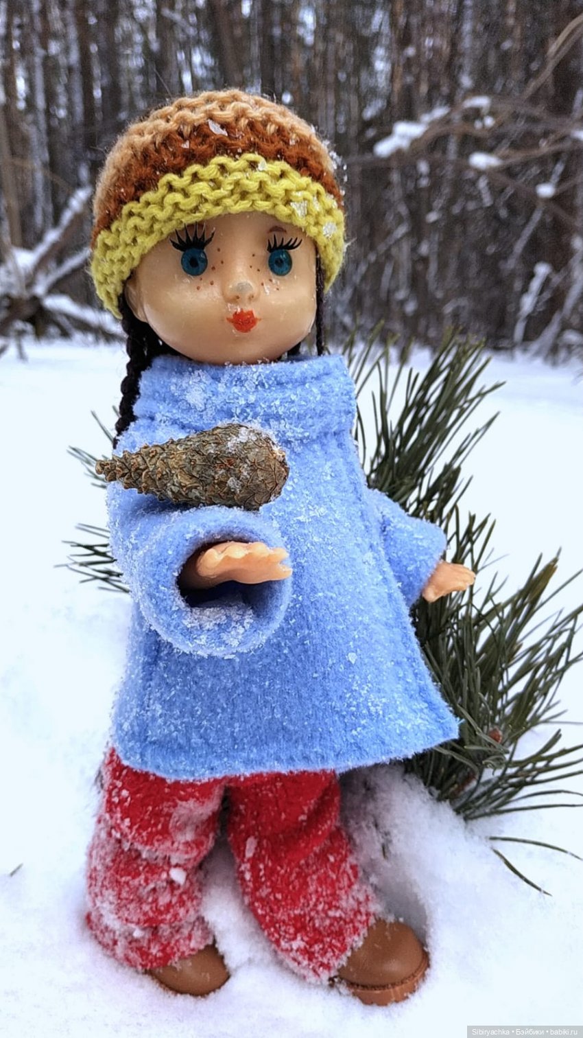 Лыжная прогулка Веты — Советские винтажные куклы (СССР): Ленигрушка