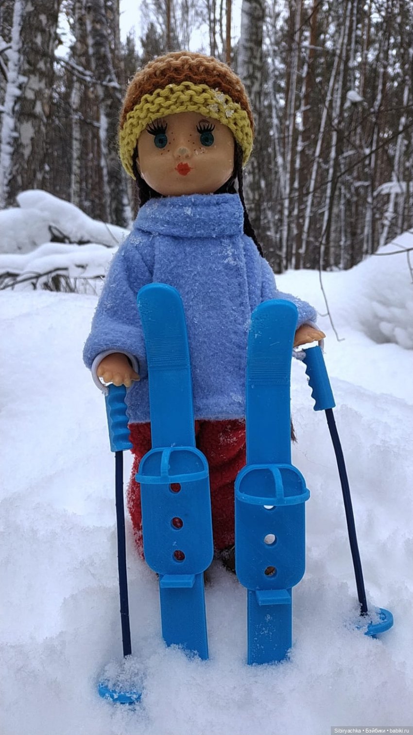 Лыжная прогулка Веты — Советские винтажные куклы (СССР): Ленигрушка (фото 5)