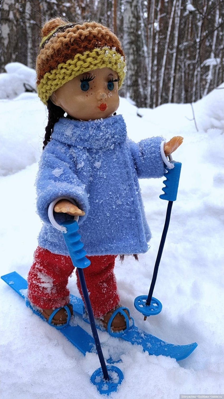 Лыжная прогулка Веты — Советские винтажные куклы (СССР): Ленигрушка (фото 10)