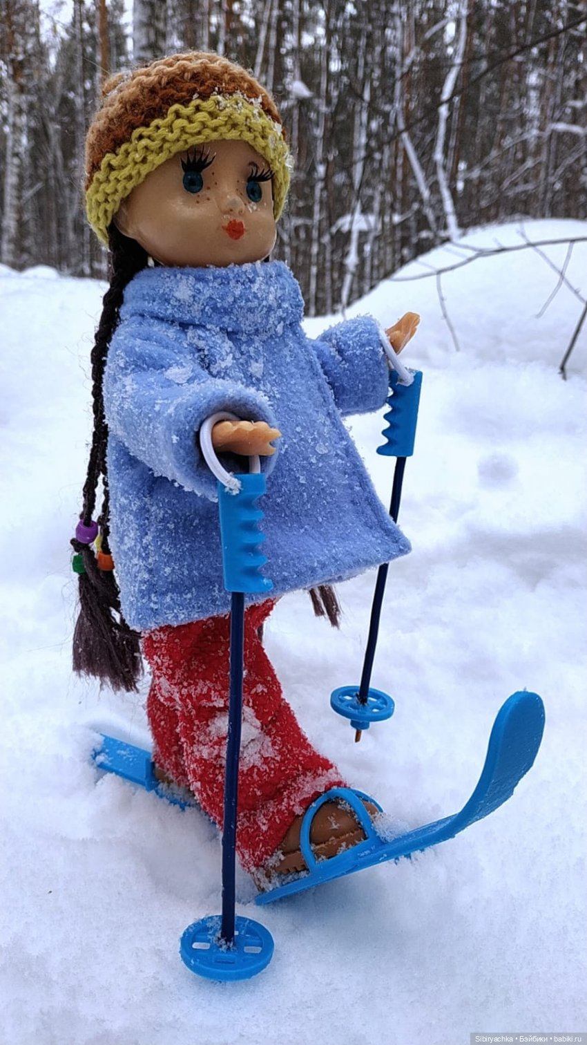 Лыжная прогулка Веты — Советские винтажные куклы (СССР): Ленигрушка (фото 9)