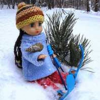 Лыжная прогулка Веты.