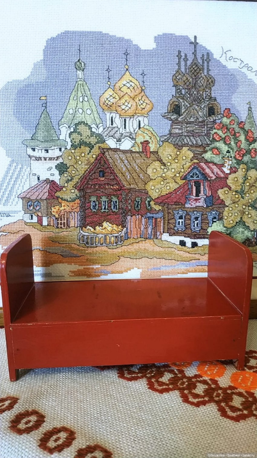 Кукольная мебель из далёкого прошлого