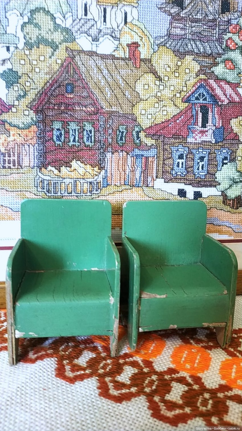 Кукольная мебель из далёкого прошлого