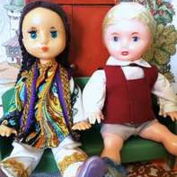 Кукольная мебель из далёкого прошлого.