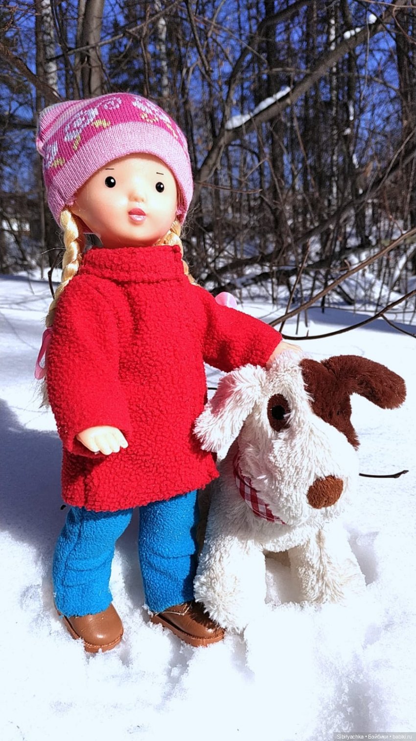 Марьяшка и Дружок гуляют в лесу | Бэйбики Марьяшка и Дружок гуляют в лесу