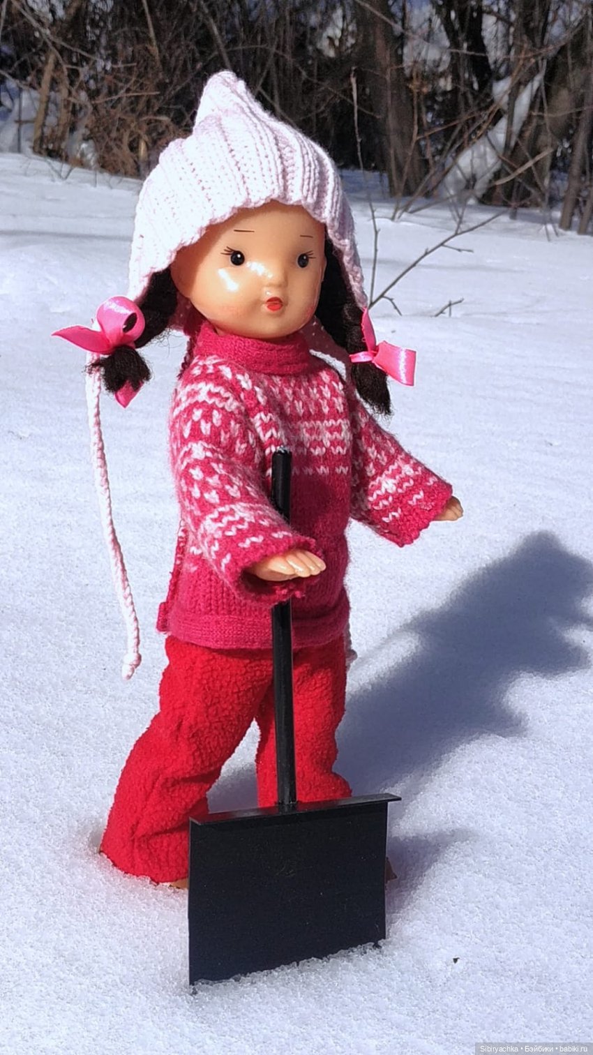 Юляшка, Дружок и лопата | Бэйбики Юляшка, Дружок и лопата — Советские винтажные куклы (СССР): Ленигрушка (фото 9)