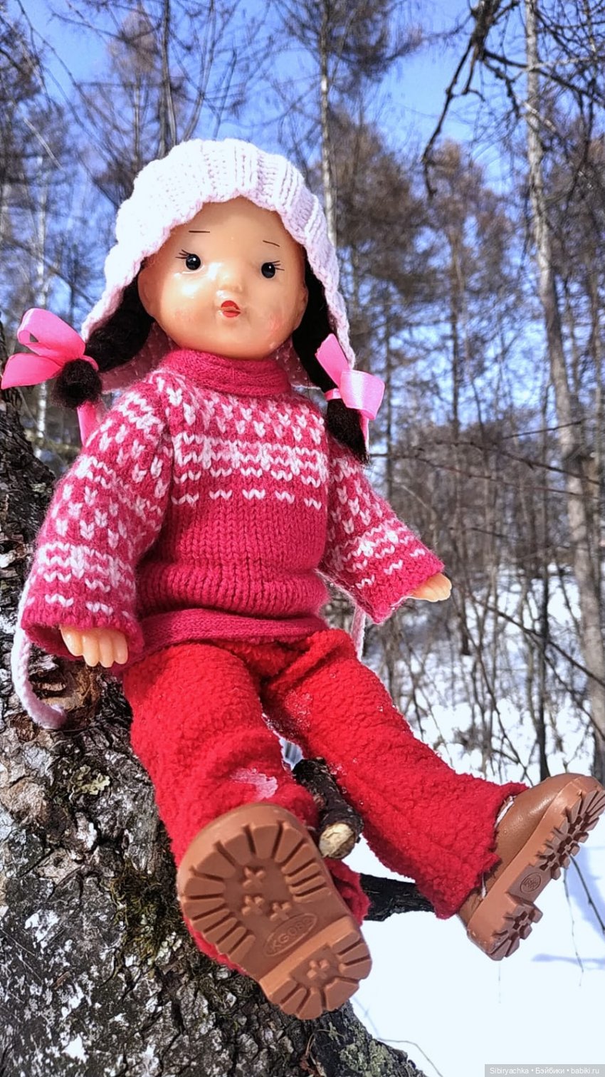 Юляшка, Дружок и лопата | Бэйбики Юляшка, Дружок и лопата — Советские винтажные куклы (СССР): Ленигрушка (фото 6)