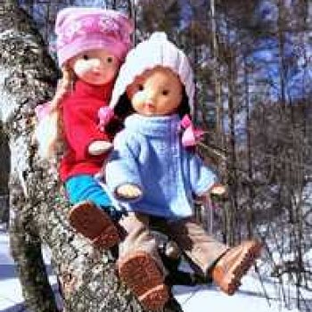 История о том, как Юляшка и Марьяшка в лесу гуляли.