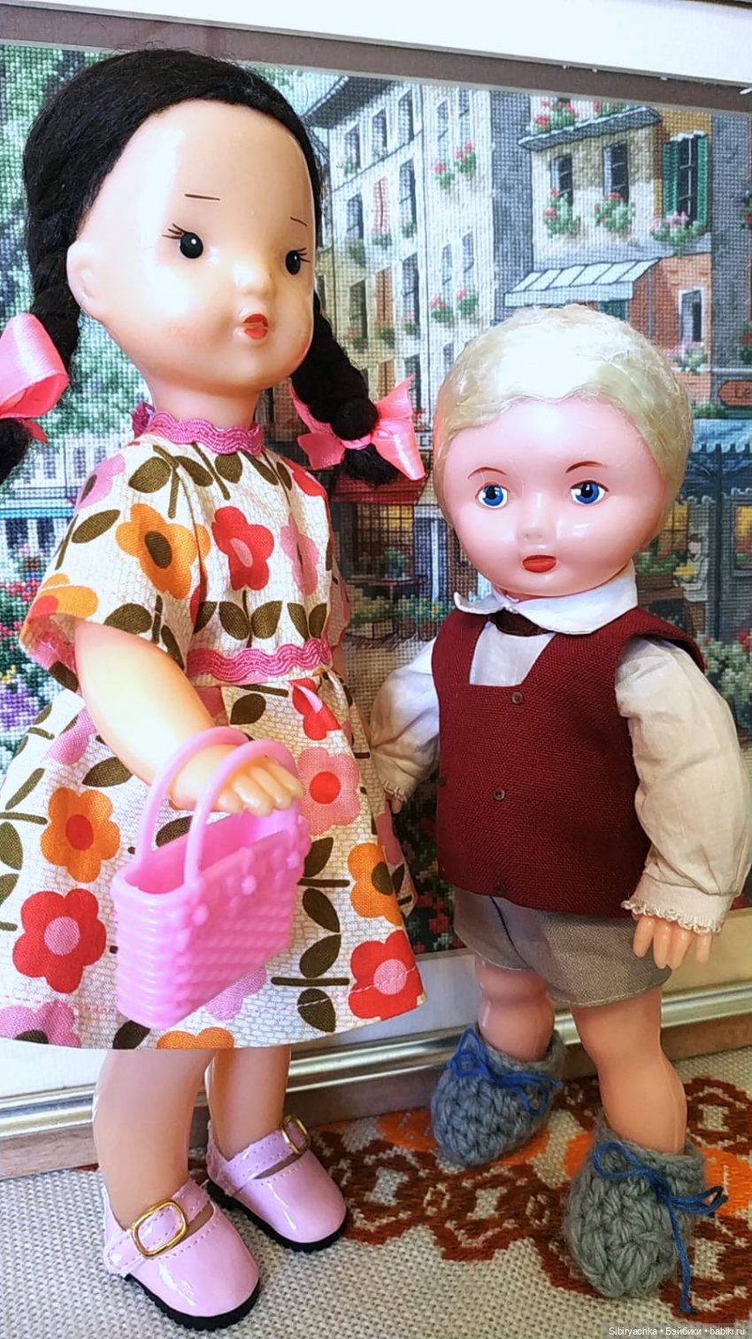Новое платье Юляшки | Бэйбики Новое платье Юляшки — Советские винтажные куклы (СССР): Ленигрушка (фото 8)