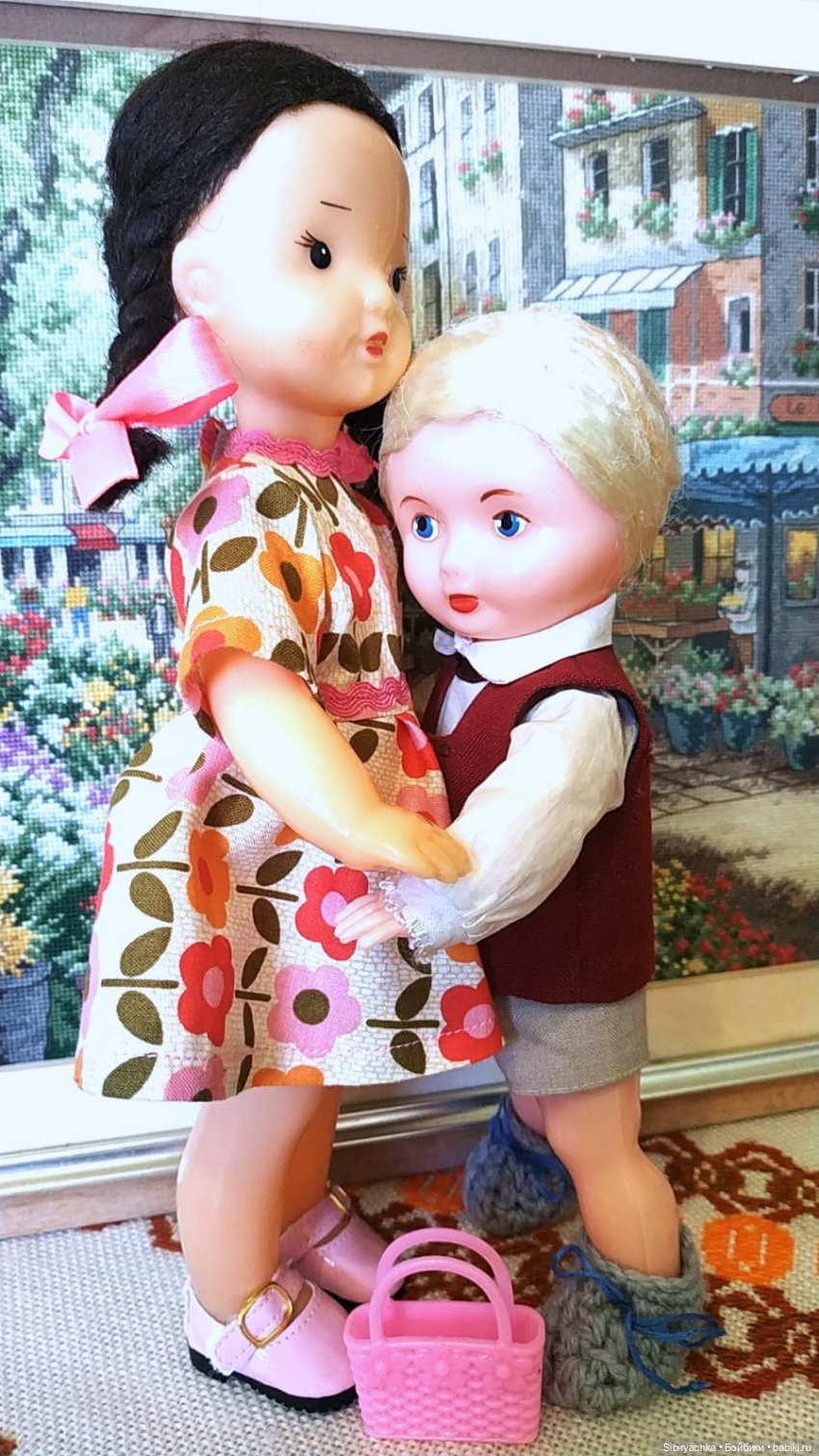 Новое платье Юляшки | Бэйбики Новое платье Юляшки — Советские винтажные куклы (СССР): Ленигрушка (фото 9)