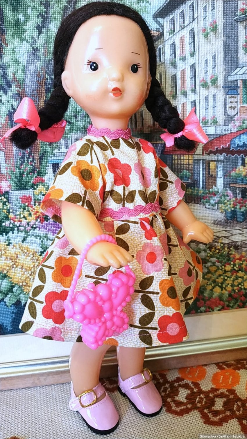 Новое платье Юляшки | Бэйбики Новое платье Юляшки — Советские винтажные куклы (СССР): Ленигрушка (фото 5)