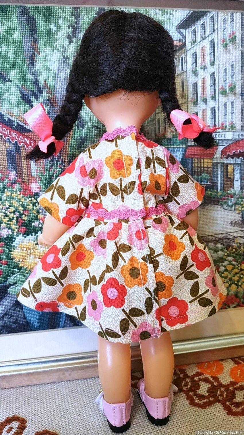 Новое платье Юляшки | Бэйбики Новое платье Юляшки — Советские винтажные куклы (СССР): Ленигрушка (фото 4)