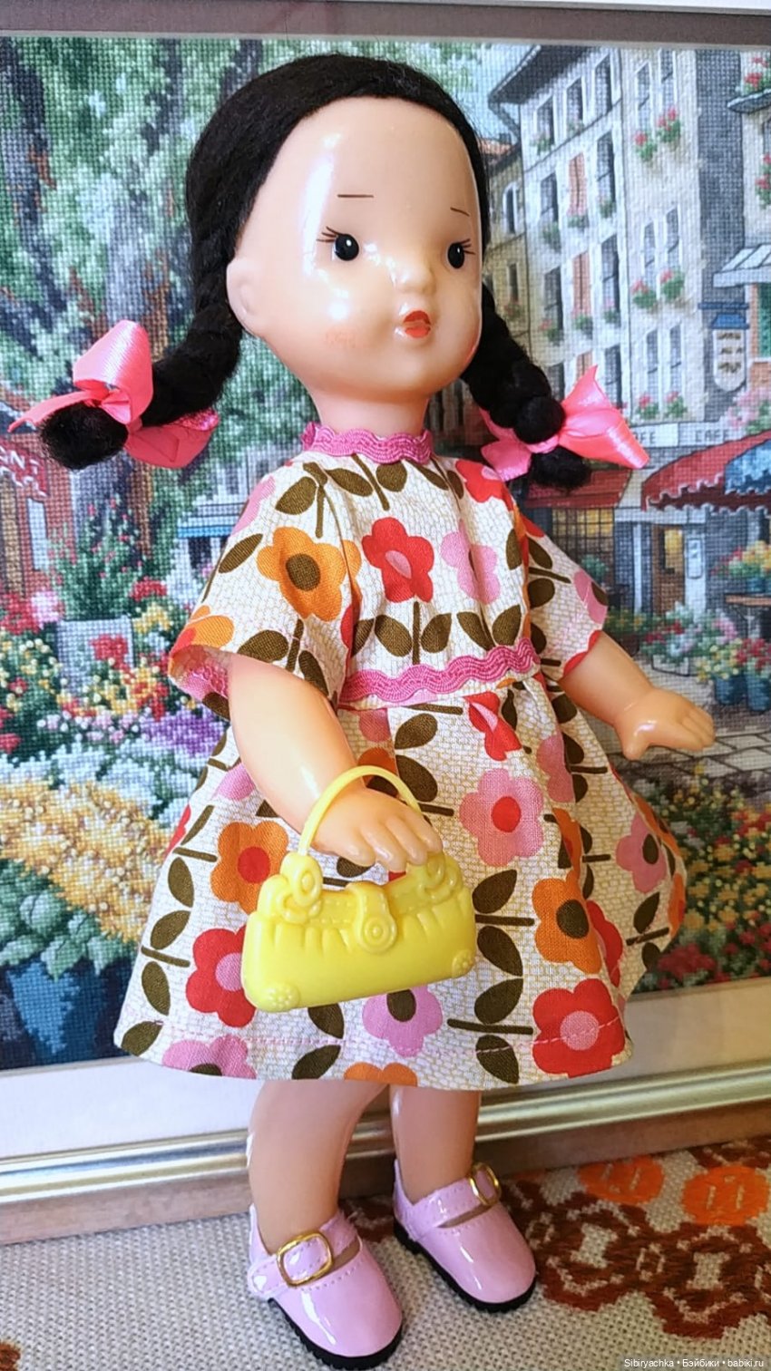 Новое платье Юляшки | Бэйбики Новое платье Юляшки — Советские винтажные куклы (СССР): Ленигрушка (фото 6)
