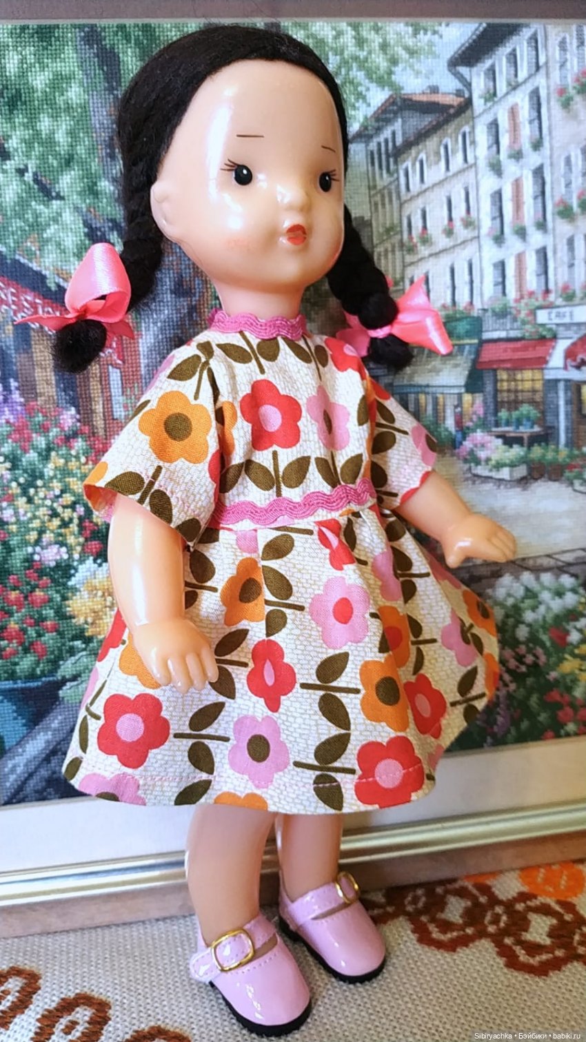 Новое платье Юляшки | Бэйбики Новое платье Юляшки — Советские винтажные куклы (СССР): Ленигрушка