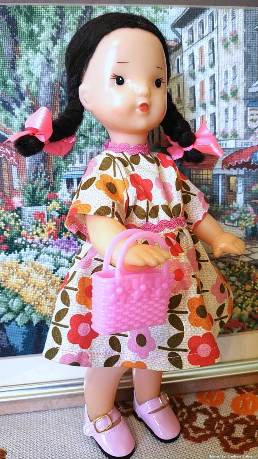 Новое платье Юляшки | Бэйбики Новое платье Юляшки — Советские винтажные куклы (СССР): Ленигрушка (фото 7)