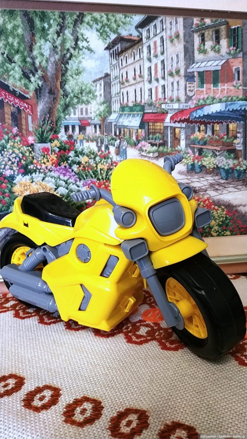 Юляшка и мотоцикл — Советские винтажные куклы (СССР): Ленигрушка (фото 3)