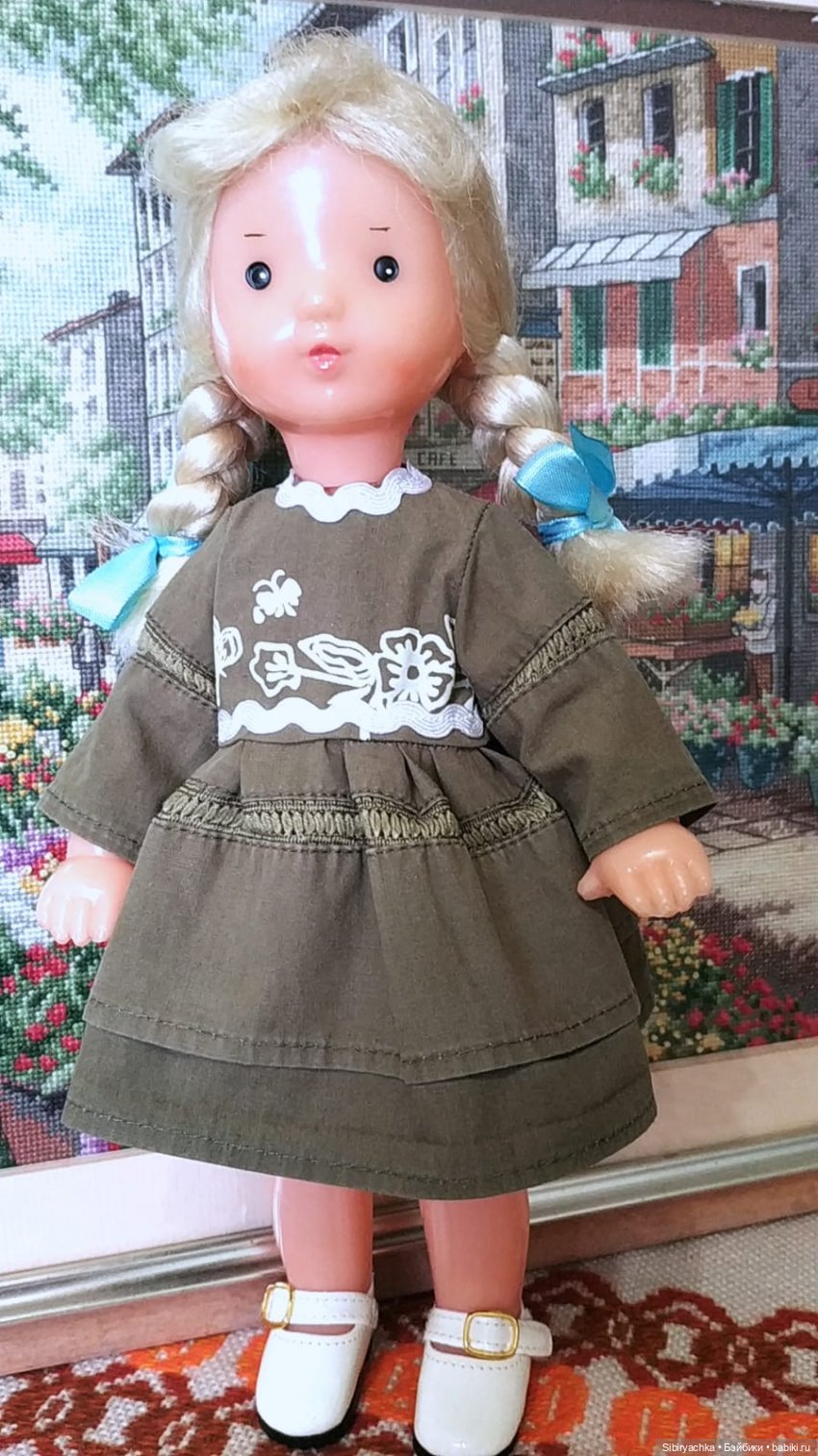 Новое платье Ульяшки — Советские винтажные куклы (СССР): Ленигрушка (фото 4)