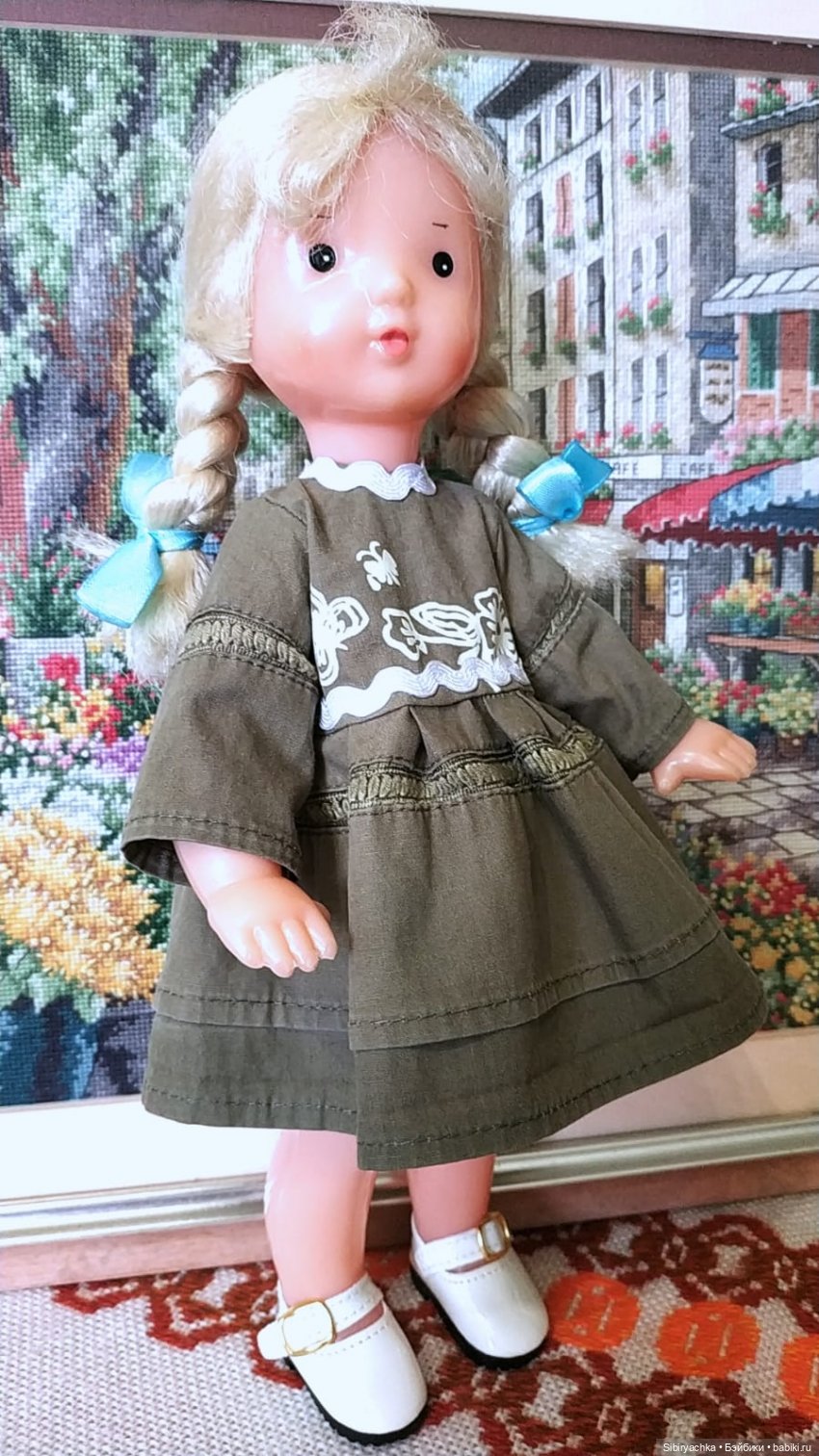 Новое платье Ульяшки — Советские винтажные куклы (СССР): Ленигрушка