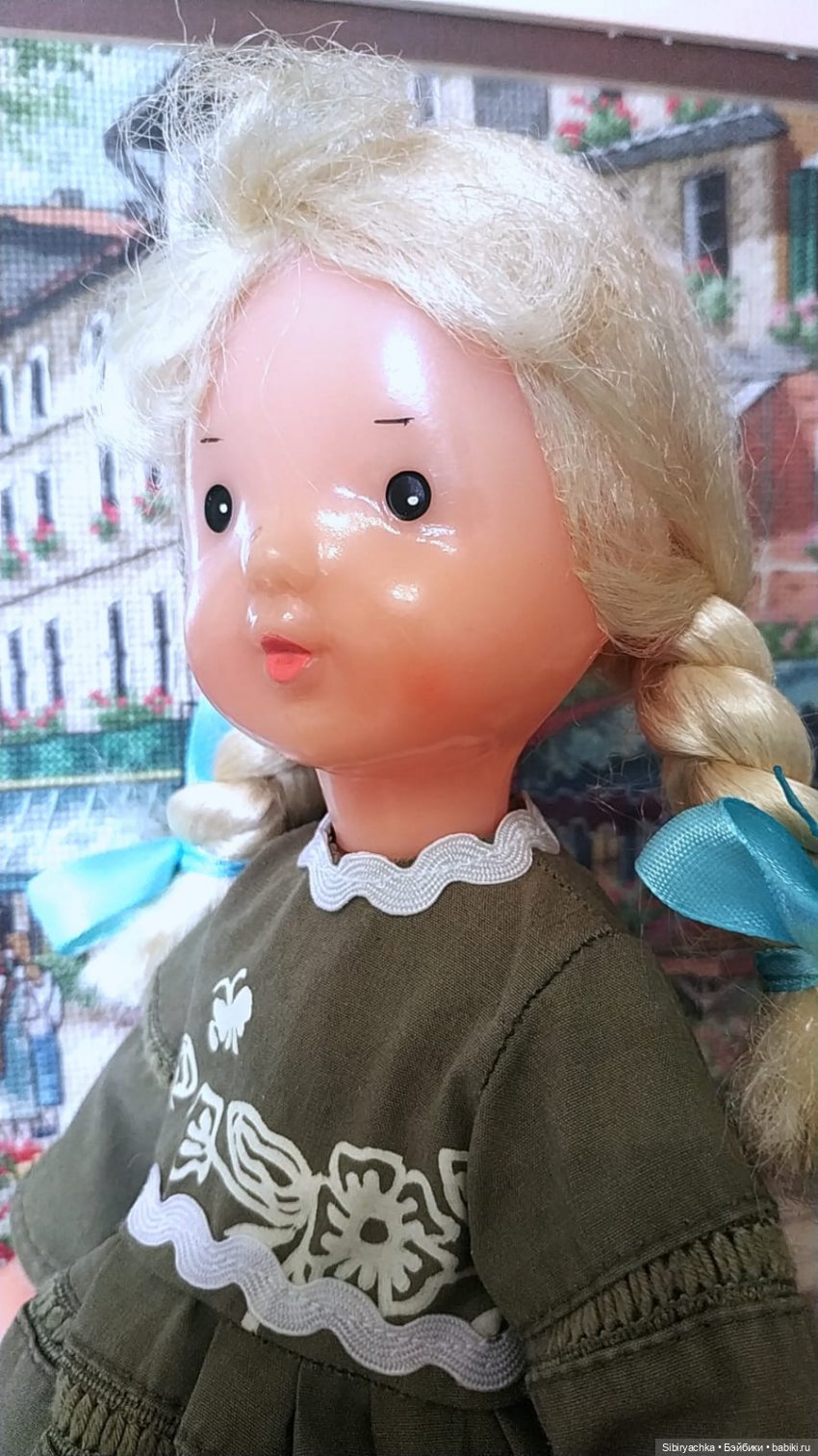 Новое платье Ульяшки — Советские винтажные куклы (СССР): Ленигрушка (фото 2)