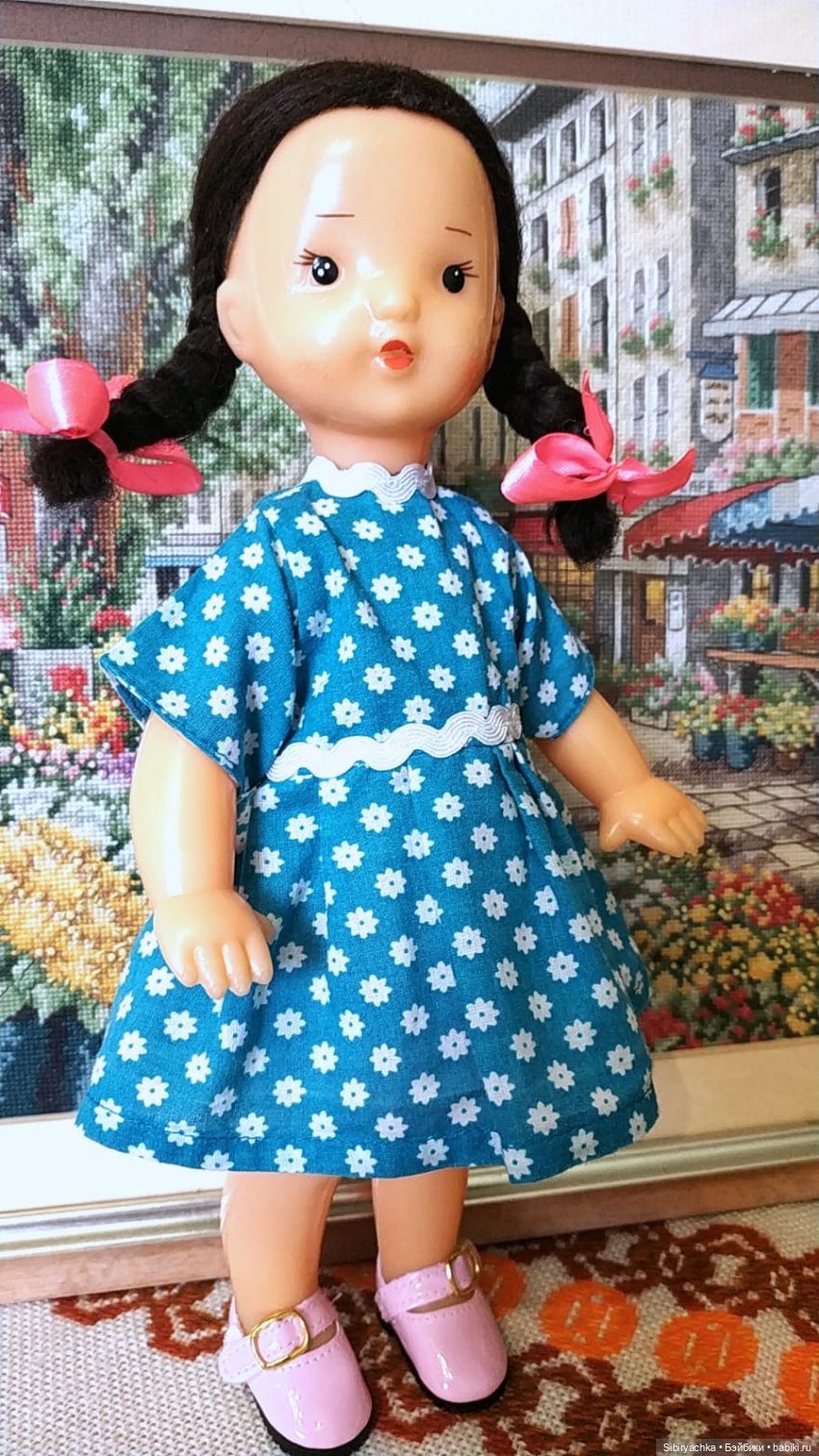 Новое платье Ульяшки — Советские винтажные куклы (СССР): Ленигрушка