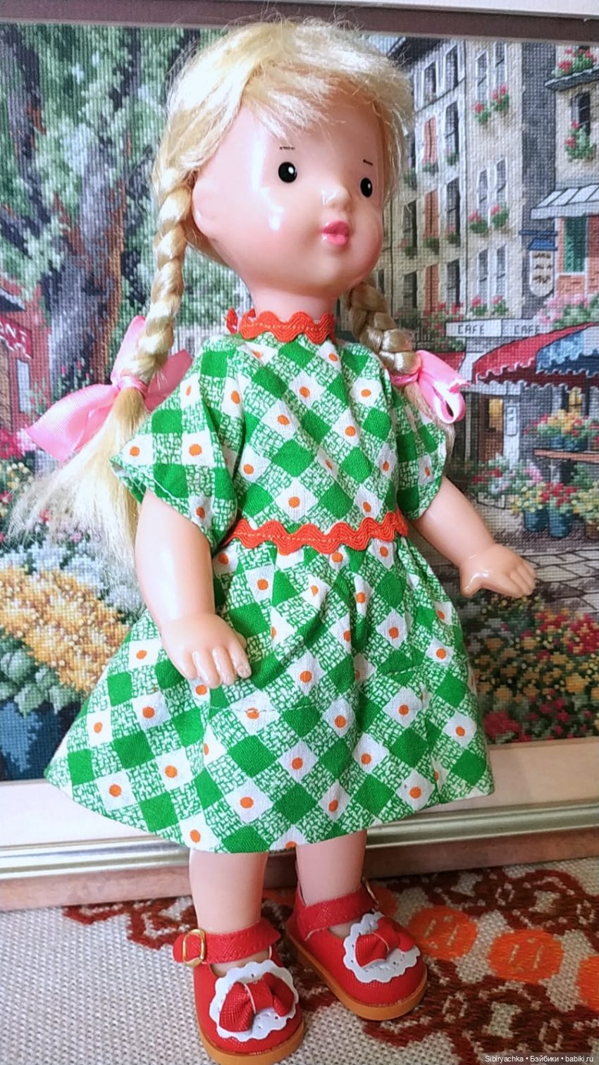 Новое платье Ульяшки — Советские винтажные куклы (СССР): Ленигрушка