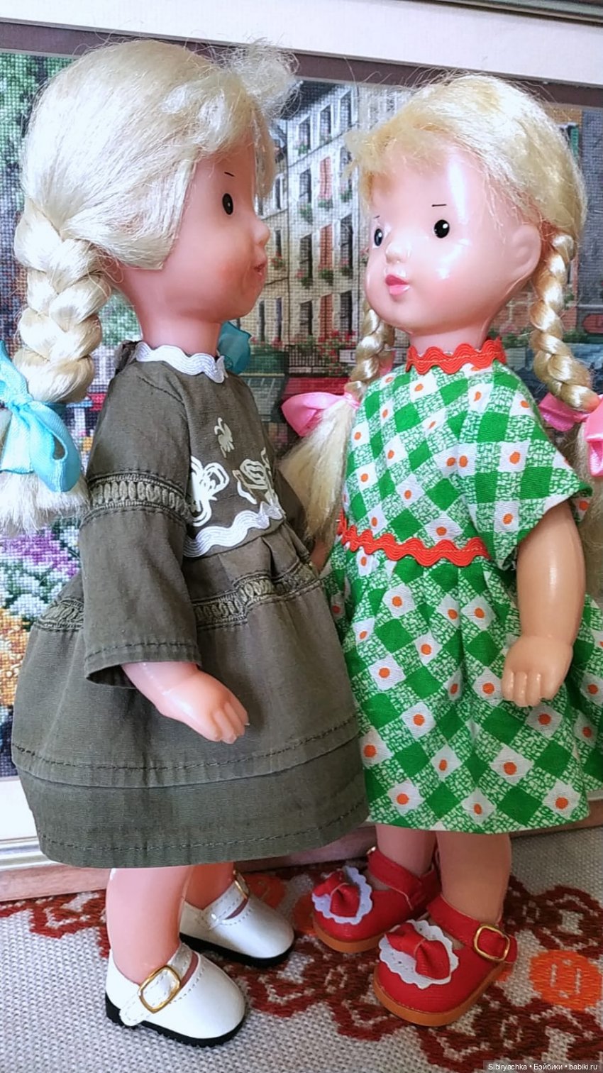 Новое платье Ульяшки — Советские винтажные куклы (СССР): Ленигрушка