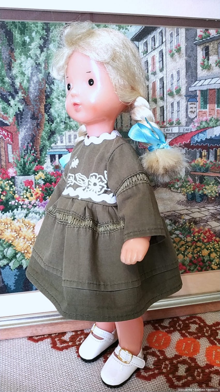 Новое платье Ульяшки — Советские винтажные куклы (СССР): Ленигрушка (фото 5)