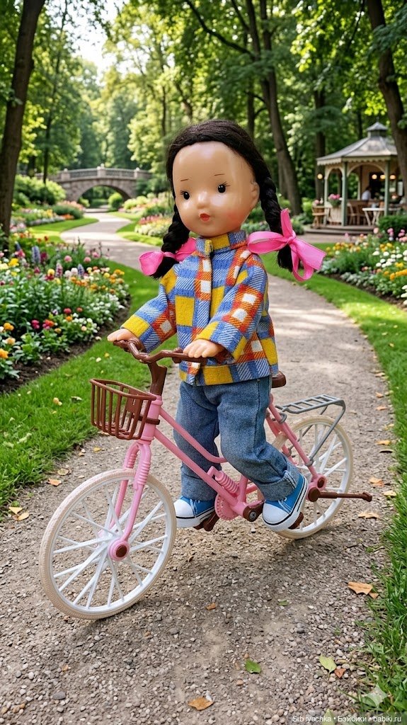 Юляшка и Аришка проверяют летний спортивный инвентарь