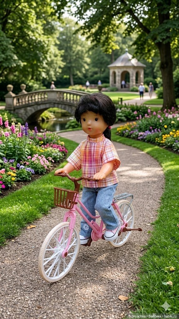 Юляшка и Аришка проверяют летний спортивный инвентарь