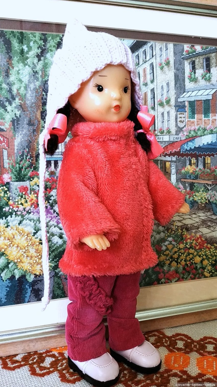 Новое пальтишко Юляшки — Советские винтажные куклы (СССР): Ленигрушка