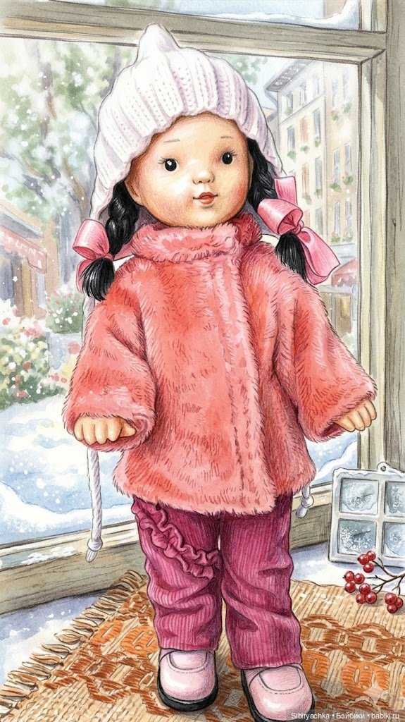 Новое пальтишко Юляшки — Советские винтажные куклы (СССР): Ленигрушка (фото 5)