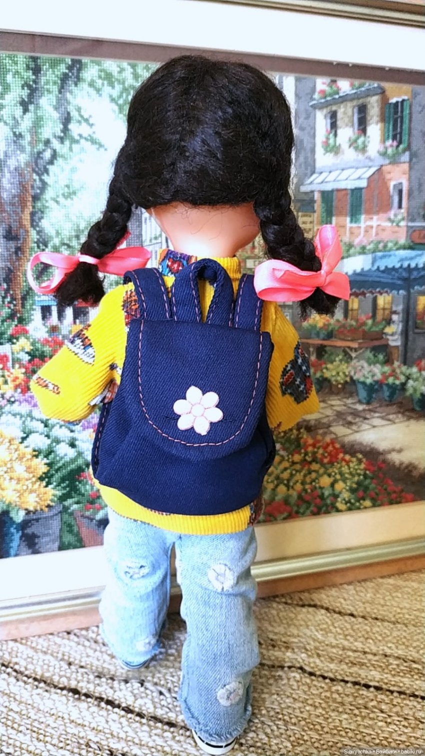 Жёлтое пальтишко Юляшки — Советские винтажные куклы (СССР): Ленигрушка (фото 7)