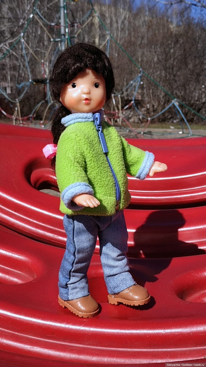 Первая прогулка Аришки — Советские винтажные куклы (СССР): Ленигрушка
