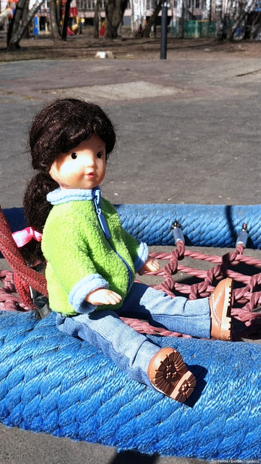 Первая прогулка Аришки — Советские винтажные куклы (СССР): Ленигрушка (фото 8)