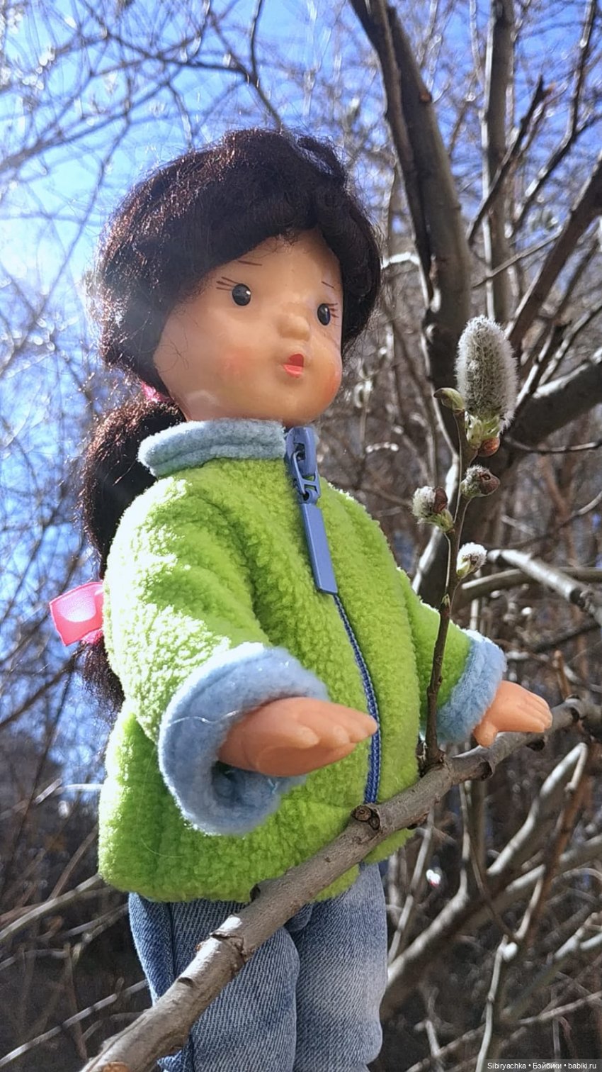 Первая прогулка Аришки — Советские винтажные куклы (СССР): Ленигрушка (фото 3)