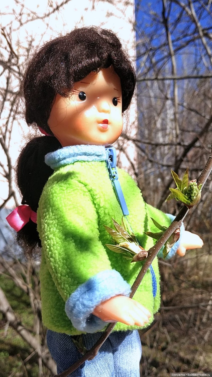 Первая прогулка Аришки — Советские винтажные куклы (СССР): Ленигрушка (фото 7)