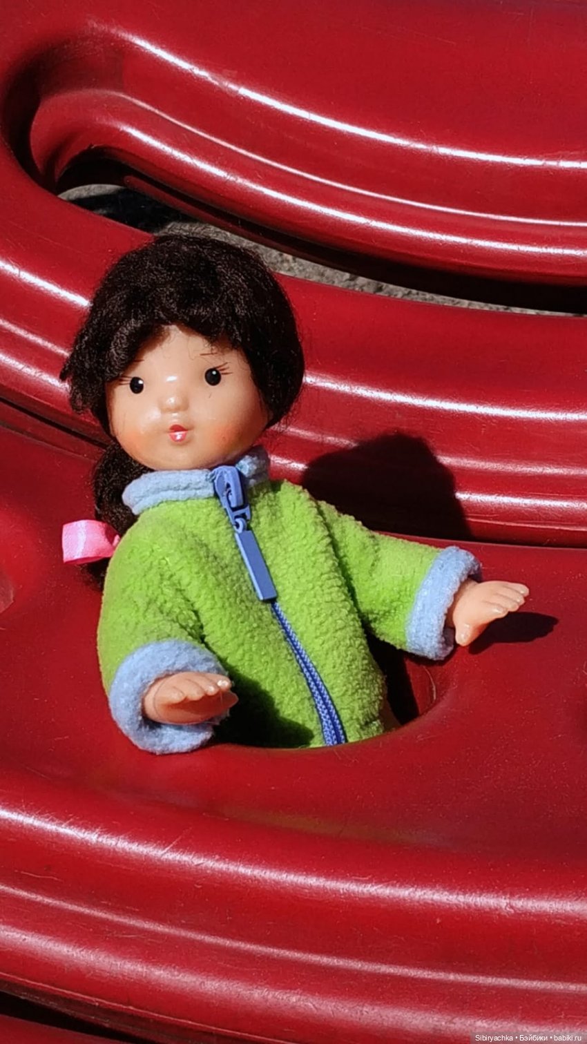 Первая прогулка Аришки — Советские винтажные куклы (СССР): Ленигрушка