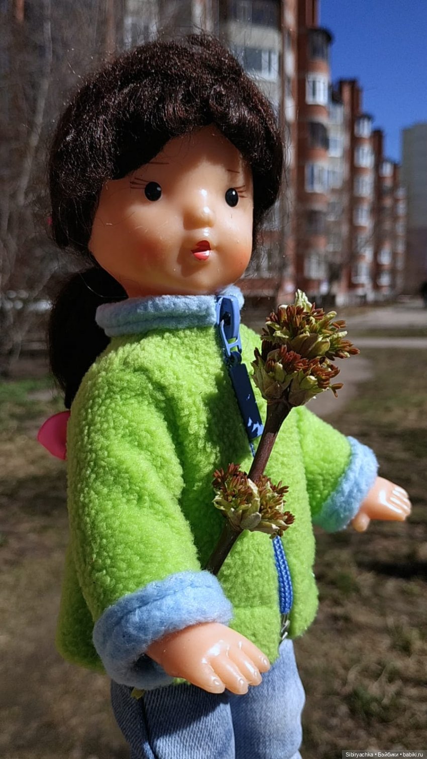 Первая прогулка Аришки — Советские винтажные куклы (СССР): Ленигрушка