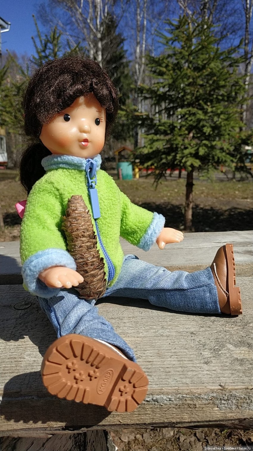 Первая прогулка Аришки — Советские винтажные куклы (СССР): Ленигрушка