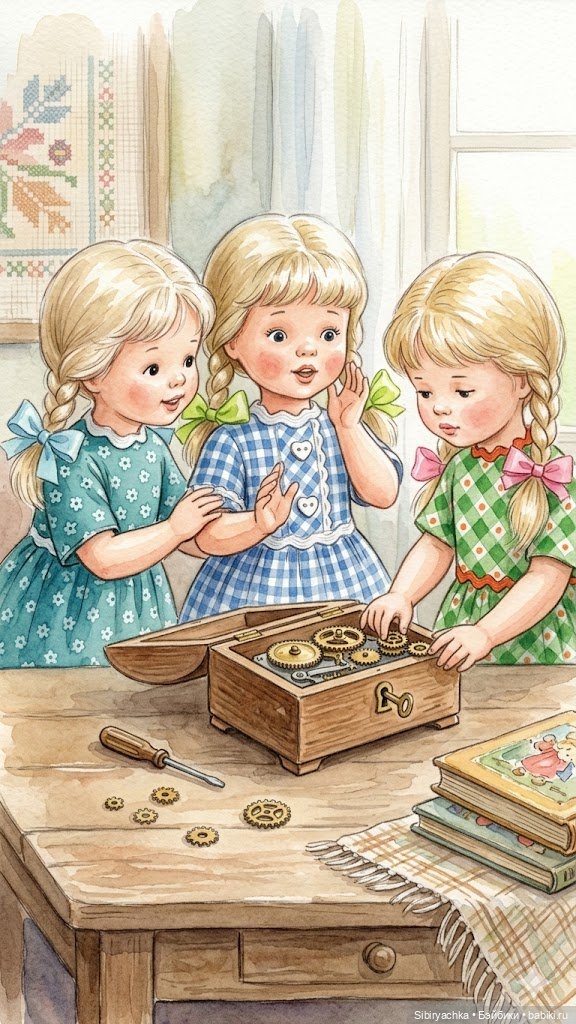 Сказка о сестрёнках-тройняшках Ульяшке, Марьяшке и Маришке