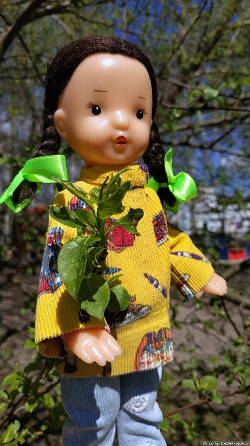 Прогулка Юляшки — Советские винтажные куклы (СССР): Ленигрушка