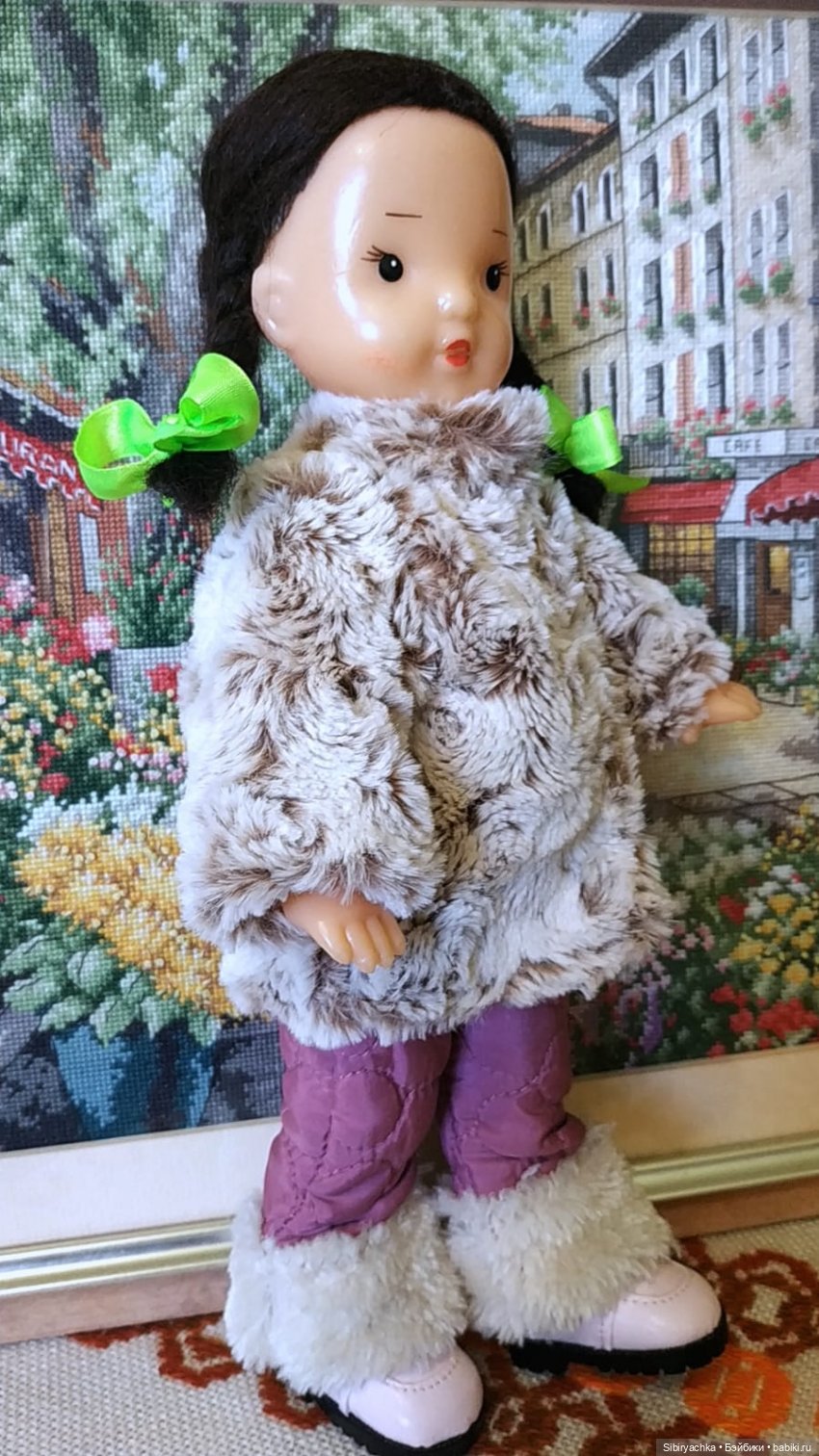 Новая шубка Юляшки — Советские винтажные куклы (СССР): Ленигрушка